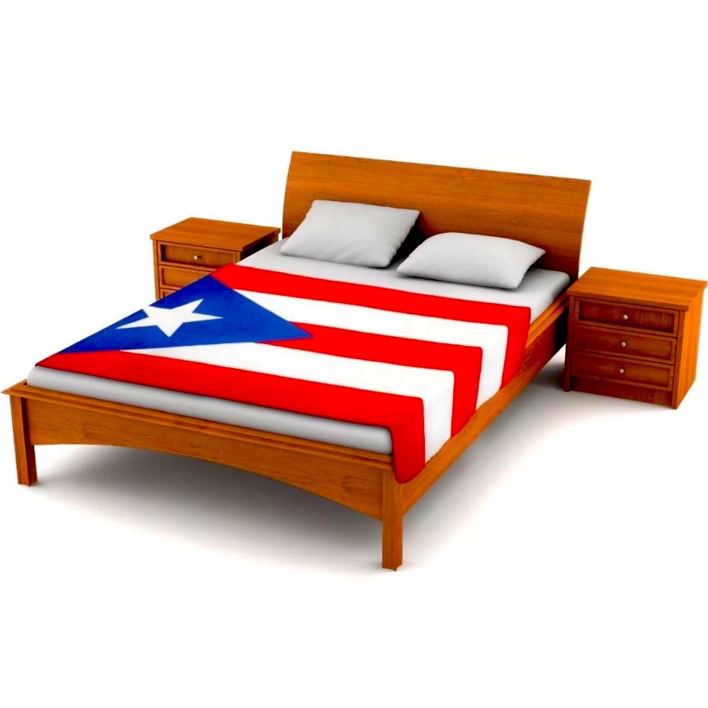 Puerto Rico flag blanket